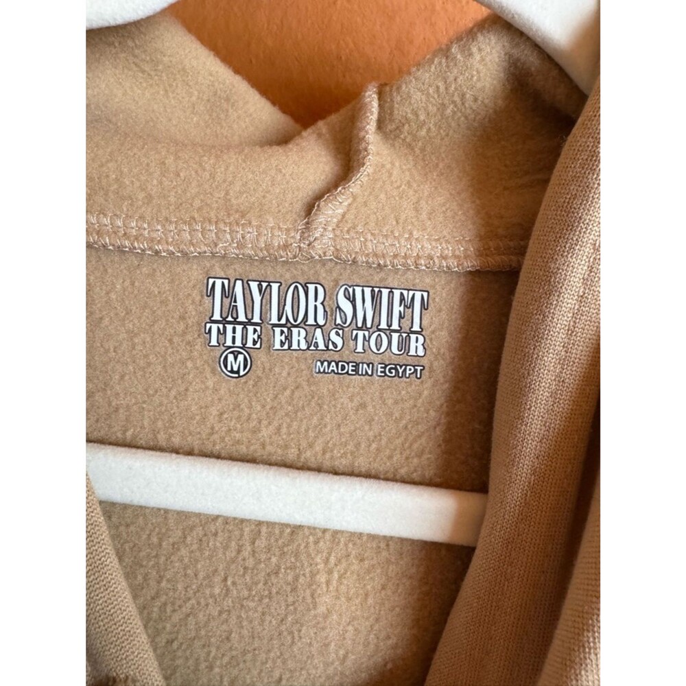 Taylor Swift Eras Tour Inspired Hoodie Graphic Sweatshirt Beige Medium - Picture 3 of 6